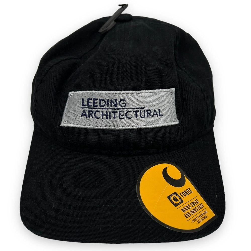 Carhartt Hat‎ Strapback Black Canvas Cap Black Architect Logo New